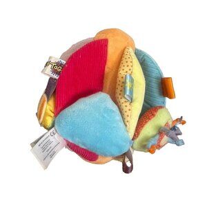 Taggies Crinkle Squeak Rattle Textures Color Baby Grasping First Soft Ball Toy